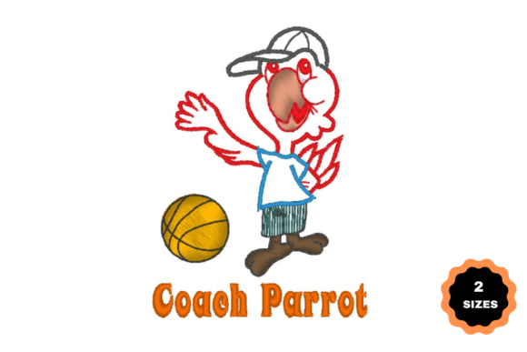 Coach Parrot: A Sports Embroidery Design Worth Your Next Handmade Project?