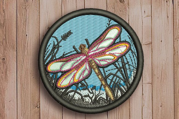 Dragonfly in a Circle: A Thoughtful Embroidery Choice for Meaningful Gifts