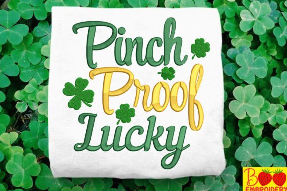 Pinch Proof Lucky: A Thoughtful Embroidery Design for Meaningful Gifts