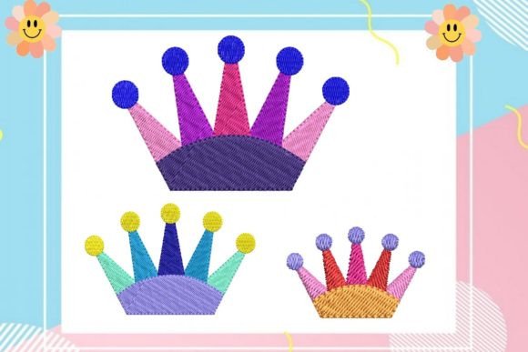 Rainbow King Crown: A Seasonal Embroidery Review