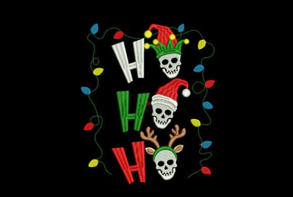 Skeletons Funny Ho Ho Ho