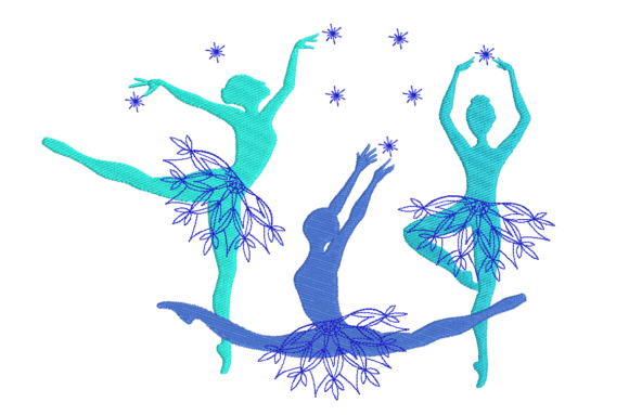 Snowflakes Ballerinas